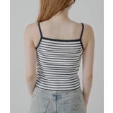 【Chico】カップ付アメスリ配色キャミ | PAL GROUP OUTLET | 詳細画像19 