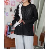 BLK | 【Ciaopanic】【neutral】2WAYギャザーレーストップス | PAL GROUP OUTLET