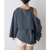 アシメレイヤードオーバースウェット | PAL GROUP OUTLET | 詳細画像40 