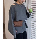 アシメレイヤードオーバースウェット | PAL GROUP OUTLET | 詳細画像21 