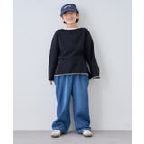 【CIAOPANIC TYPY】Wハマグリステッチ配色スウェット | PAL GROUP OUTLET | 詳細画像29 