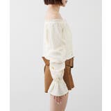 【mystic】[mline]レースアップ ジャガードブラウス | PAL GROUP OUTLET | 詳細画像26 