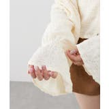 【mystic】[mline]レースアップ ジャガードブラウス | PAL GROUP OUTLET | 詳細画像32 