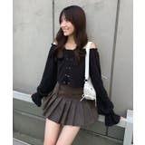 【mystic】[mline]レースアップ ジャガードブラウス | PAL GROUP OUTLET | 詳細画像20 