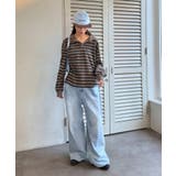 ボーダー襟付きトップス | PAL GROUP OUTLET | 詳細画像17