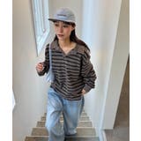 ボーダー襟付きトップス | PAL GROUP OUTLET | 詳細画像21