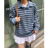 ボーダー襟付きトップス | PAL GROUP OUTLET | 詳細画像34