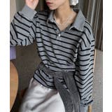 ボーダー襟付きトップス | PAL GROUP OUTLET | 詳細画像5