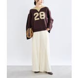 【RIVE DROITE】? Niceナンバリングニット | PAL GROUP OUTLET | 詳細画像1