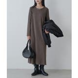 【Lui's】ヴィンテージ加工バックスリットリブOP | PAL GROUP OUTLET | 詳細画像1