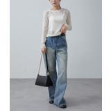 【Lui's】裾ダメージフレアデニム | PAL GROUP OUTLET | 詳細画像6 