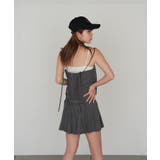 【RAY CASSIN】釦デザインプリーツキャミミニOP | PAL GROUP OUTLET | 詳細画像15 