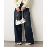 【WHO'S WHO gallery】PFベルト付きワイドデニム | PAL GROUP OUTLET | 詳細画像16 