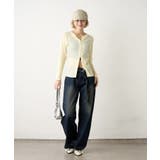 【WHO'S WHO gallery】PFベルト付きワイドデニム | PAL GROUP OUTLET | 詳細画像18 