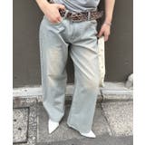 【WHO'S WHO gallery】PFベルト付きワイドデニム | PAL GROUP OUTLET | 詳細画像20 