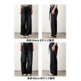 【WHO'S WHO gallery】PFベルト付きワイドデニム | PAL GROUP OUTLET | 詳細画像2 
