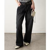 【WHO'S WHO gallery】PFベルト付きワイドデニム | PAL GROUP OUTLET | 詳細画像3 