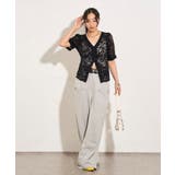 【WHO'S WHO gallery】パフスリーブレースVネックブラウス | PAL GROUP OUTLET | 詳細画像11 