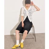 【WHO'S WHO gallery】パフスリーブレースVネックブラウス | PAL GROUP OUTLET | 詳細画像3 