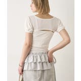 【WHO'S WHO gallery】ナンバリングパフスリーブTEE | PAL GROUP OUTLET | 詳細画像2 