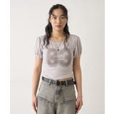 【WHO'S WHO gallery】ナンバリングパフスリーブTEE | PAL GROUP OUTLET | 詳細画像10 