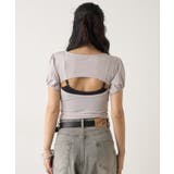 【WHO'S WHO gallery】ナンバリングパフスリーブTEE | PAL GROUP OUTLET | 詳細画像12 