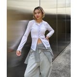 【WHO'S WHO gallery】シアーナローカーディガン | PAL GROUP OUTLET | 詳細画像13 