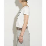【WHO'S WHO gallery】メッセージVネックTEE | PAL GROUP OUTLET | 詳細画像7 