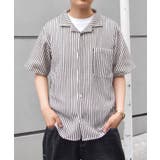 OFF/BLK | 【WHO'S WHO gallery】KOOKYNストライプニットシャツ | PAL GROUP OUTLET