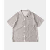 【WHO'S WHO gallery】KOOKYNストライプニットシャツ | PAL GROUP OUTLET | 詳細画像8 