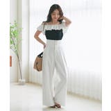 【La boutique BonBon】バイカラーフリルノースリCS | PAL GROUP OUTLET | 詳細画像27 