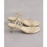 【Omekashi】クロスストラップヒールサンダル | PAL GROUP OUTLET | 詳細画像18 