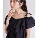 NVY | 【La boutique BonBon】コットンシルクラッフルBL | PAL GROUP OUTLET