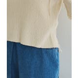 【Kastane】ダメージクロシェリブ半袖ニット | PAL GROUP OUTLET | 詳細画像26 