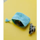 SKYBLUE | 【Kastane】ラメクロシェポーチ | PAL GROUP OUTLET