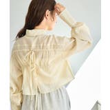 【Kastane】ギンガムバックリボンシャツ | PAL GROUP OUTLET | 詳細画像20 