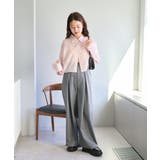 【Kastane】ギンガムバックリボンシャツ | PAL GROUP OUTLET | 詳細画像38 