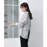 【Kastane】ギンガムバックリボンシャツ | PAL GROUP OUTLET | 詳細画像7 