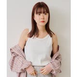 WHT | 【Kastane】RIBBED TANK TOP | PAL GROUP OUTLET