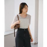 【Kastane】レースフラワープリントTEE | PAL GROUP OUTLET | 詳細画像11 