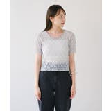 【Kastane】レースフラワープリントTEE | PAL GROUP OUTLET | 詳細画像12 