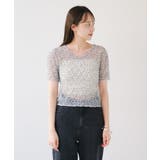 【Kastane】レースフラワープリントTEE | PAL GROUP OUTLET | 詳細画像20 