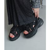 BLK | 【Kastane】厚底スニーカーソールサンダル | PAL GROUP OUTLET