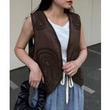 【CIAOPANIC TYPY】【India】ロープ刺繍ベスト | PAL GROUP OUTLET | 詳細画像3
