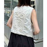 【CIAOPANIC TYPY】【India】ロープ刺繍ベスト | PAL GROUP OUTLET | 詳細画像15