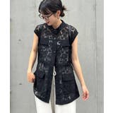【CIAOPANIC TYPY】レースミリタリーベスト | PAL GROUP OUTLET | 詳細画像3