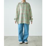 【CIAOPANIC TYPY】バスケット編みメッシュチェックシャツ | PAL GROUP OUTLET | 詳細画像1 