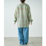 【CIAOPANIC TYPY】バスケット編みメッシュチェックシャツ | PAL GROUP OUTLET | 詳細画像3 