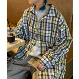 yellow | 【CIAOPANIC TYPY】バスケット編みメッシュチェックシャツ | PAL GROUP OUTLET