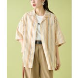 YELLOW | 【CIAOPANIC TYPY】【GH】オープンカラーストライプシャツ | PAL GROUP OUTLET